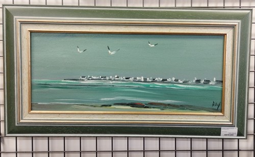 Tableau huile sur toile - huile, bord