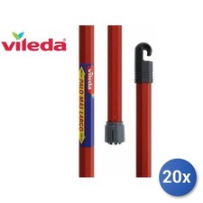 20X Lot Vileda Manche Mop Noir, Rouge