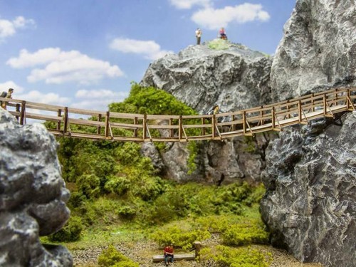 Faller pont suspendu 1 87 - pont, 1/87