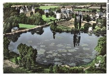 DA-BFP1-0366-49 - CHALLAIN-LA-POTHERIE - En avion au-dessus - La pièce d'eau