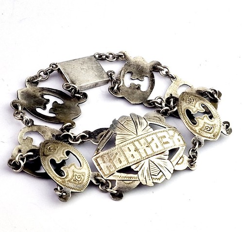 Bracelet antique gravé la - gravé, à