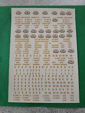  TRAIN. ECHELLE O.  CIWL .  DECALCOMANIES POUR RAMES COMPLETES.