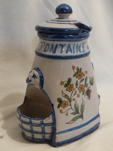 Pot ancien moutardier faience - ,