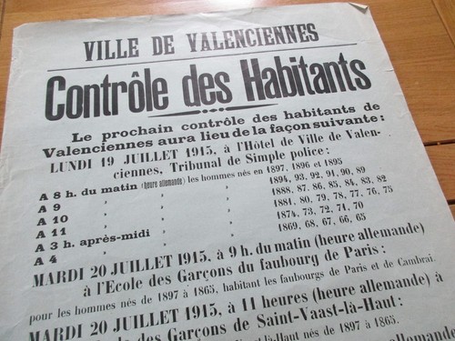 Affiche original wwi - ,