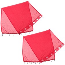  2 Pcs Rideau Noël Rideaux Voilage Fenêtre Transparent Flocon Neige