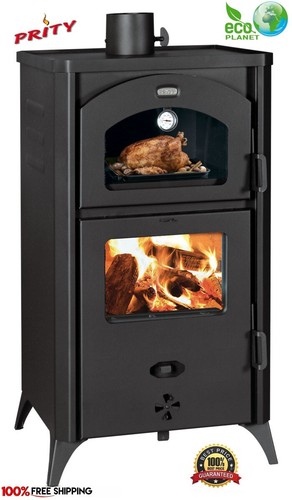Cuisinière poêle bois four - a,