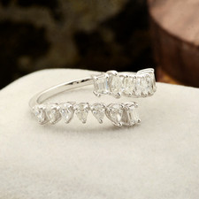 Naturel 0.85CT Diamant Bypass