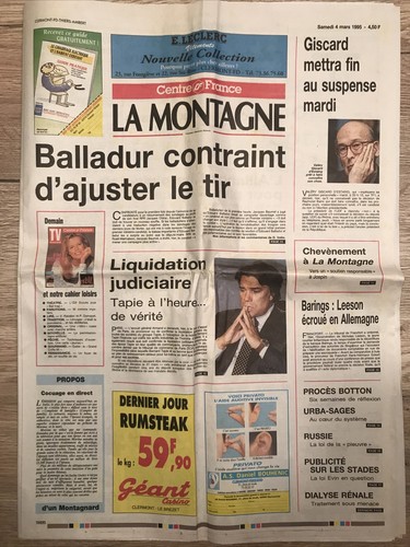 Journal montagne - journal, "la