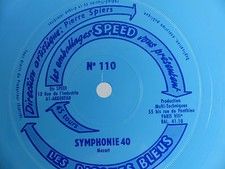 Disque souple SPEED Disques bleus 110 Symphonie 40