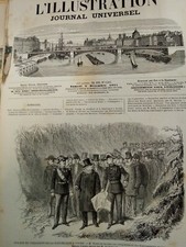 L'illustration n°1501 2 déc 1871 président Thiers à Rouen pays des mormons 