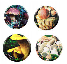 100 x couvercle de rechange 82/6 mélange de champignons pour bocaux