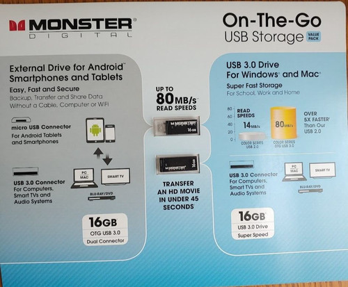 Monster digital the usb - on,