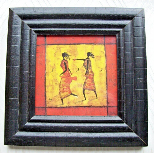 Cadre tableau foulard rouge - cadre,