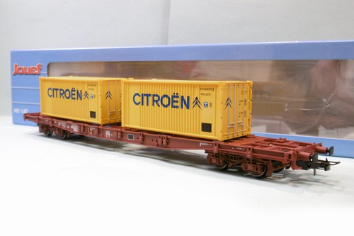 Jouef wagon porte conteneur - wagon, porte-conteneur