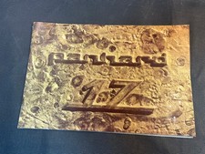 Ancienne brochure automobile des années 1960 Panhard 17