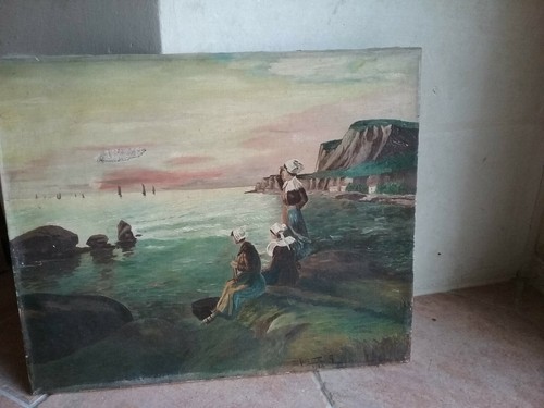 Tableau ancien hst marine - ancien,