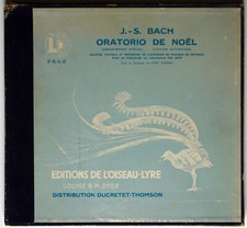 BACH - ORATORIO DE NOËL Thomas COFFRET 3XLP 33T FR L'OISEAU LYRE OLLD 40, 41, 42