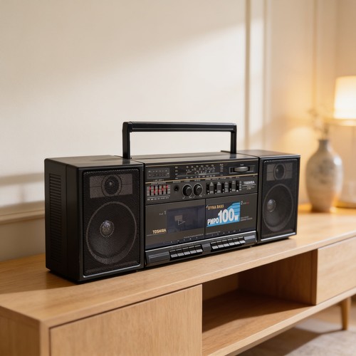 Toshiba wx52 rare boombox - rt-wx52,