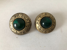 ?‍⬛ Jolie paire de boucles d'oreille à clips bijoux fantaisie  vintage 10