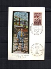 Carte Philatélique Rare - Journées du Verre et du Charbon - ANICHE - 31 Mai 1964