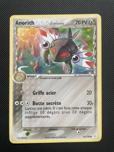 Carte pokémon anorith 110 - carte, 57/110