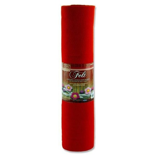 Rouleau feutre rouge cm - rouge, 45