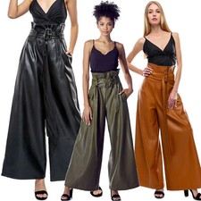 Pantalon Éco Cuir Tov Femme