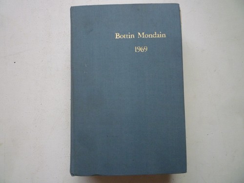 Bottin mondain 1969 - mondain,
