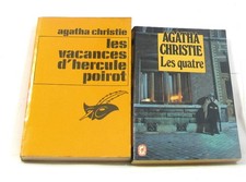 (Lot de 2 livres) Les quatre - les vacances d'hercule poirot | Etat correct