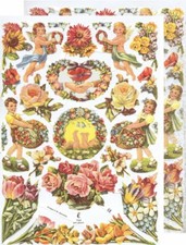 Chromo EF Découpis Naissance 7022 Decoupage Collage Carterie