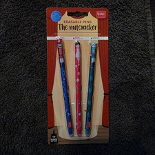 [Envoi 24] Legami  Pack 3 Stylos Edition Limitée Noel 2025 The Nutcracker - NEUF