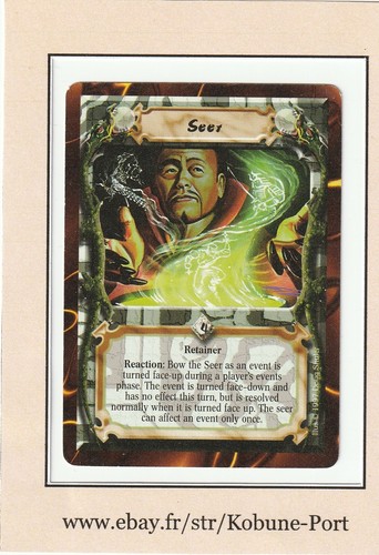 Seer promo clan wars l5r - clan, ccg