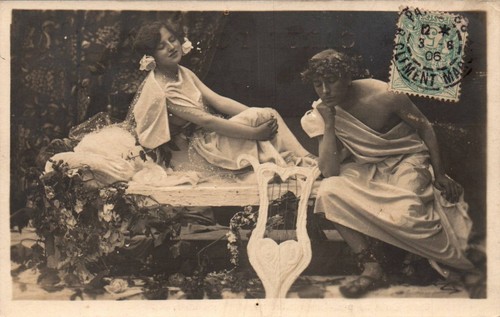 Cpa jeune femme - -,