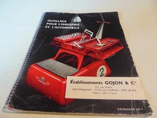 Catalogue ancien FACOM 1956