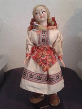 Poupée, folklorique régionale. Russe, 23cm, TBE