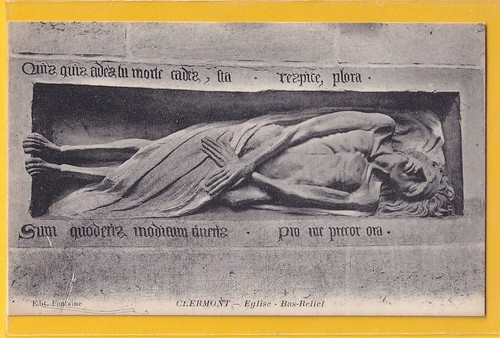 Cpa clermont église - cpa,