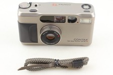 [N MINT] Contax T2 D Data Back Titan Silver 35mm Point & Shoot Film Camera JAPON