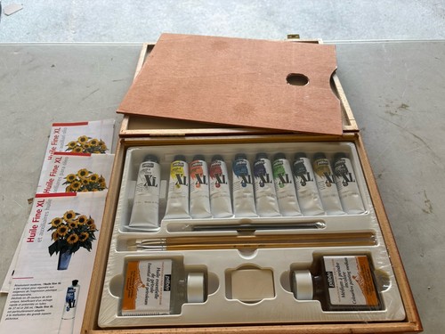 Coffret peinture huile - peinture, l’huile