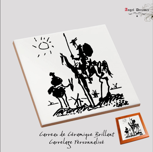 Carrelage imprimé picasso don - carrelage,