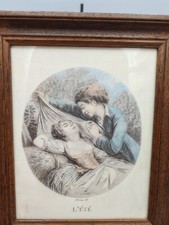 ?Lithographie '' L'été '' par Lavrince Del