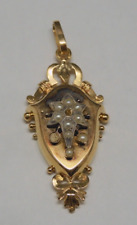 -BIJOU ANCIEN JOLI PENDENTIF NAPOLEON III OR XIXe (testé) COLLECTION VITRINE  D