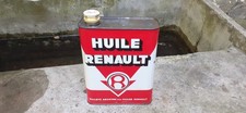 ancien bidon d'huile RENAULT