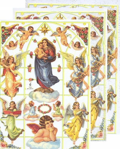 Chromo découpis religieux - ef,