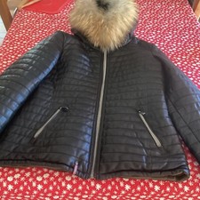 Blouson cuir fourrure oakwood - fourrure,