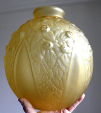 Très gros Vase boule en Verre