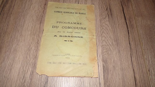 Comice agricole marle - comice, de