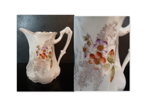 Pot lait ancien en - a,