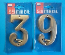 Chiffres en laiton massif 10 cm x 6 cm