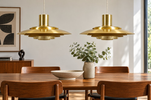 Paire suspensions lampes - suspensions,