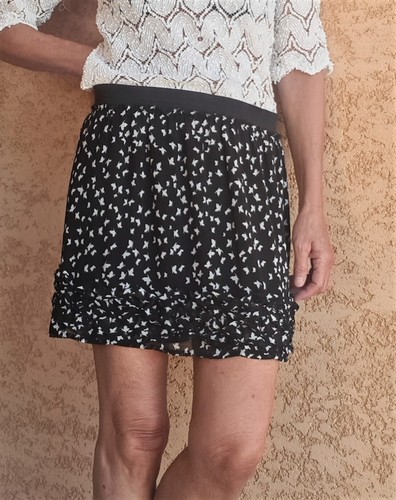 Mini jupe imprimée - jupe, jeans
